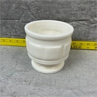 Vintage Randall Milk Glass Jardiniere Vase Planter