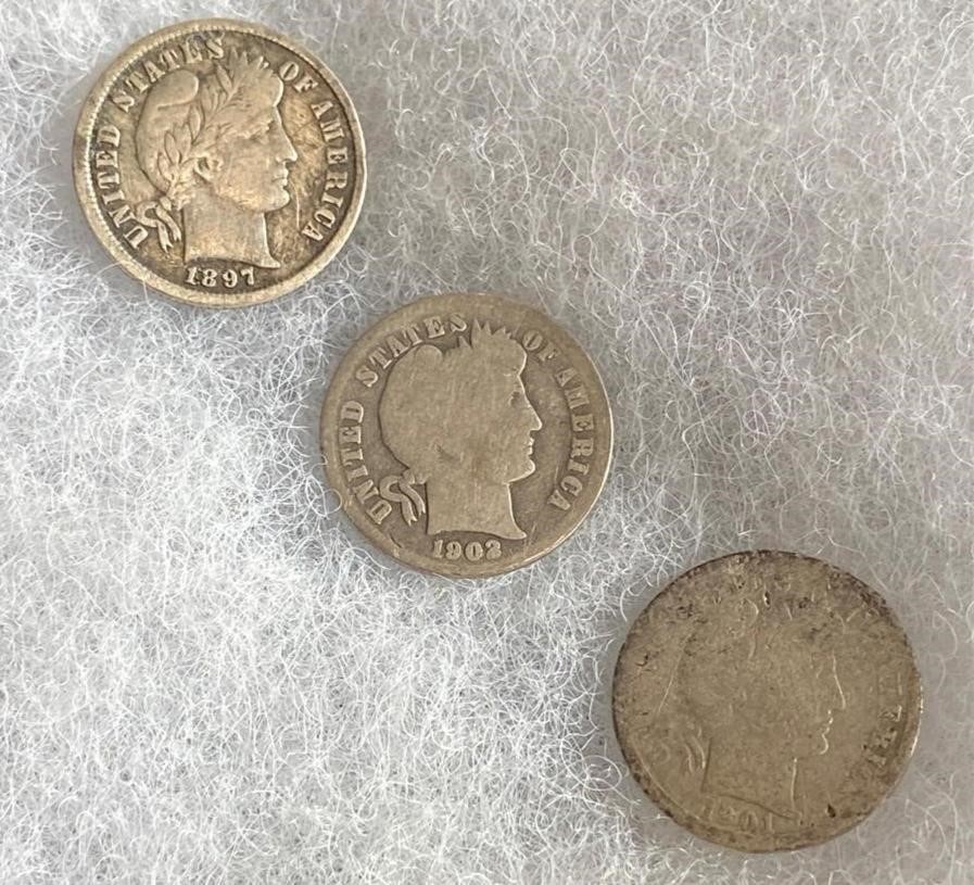 3 Barber Dimes