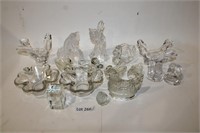 Glass Decorative Figures & Dishes