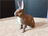 Vintage cast iron rabbit still bank