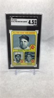 1973 Topps #1 All Time Home run leaders SGC 4.5