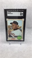 1968 Topps #50 Willie Mays SGC 3 baseball card