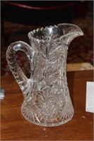 Brilliant Cut Glass Large Pitcher