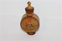 A Vintage Wooden Scent Bottle