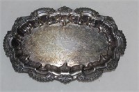 An Ornate Silverplated Tray
