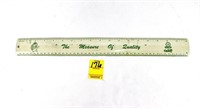 Cities Service Metal Ruler