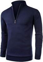 NITAGUT Mens Long Sleeve Sweater x2