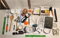 Misc kitchen utensils, tools