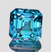 Natural Cambodian Blue Zircon  {Flawless-VVS1}