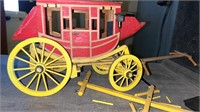 Hand Crafted Stage Coach, 12" x 7"