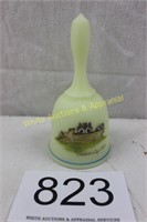 Fenton Art Glass Satin Custard Bell - Mothers Day