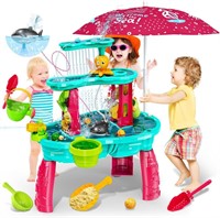 VATOS Sand Water Table Toys for Toddlers