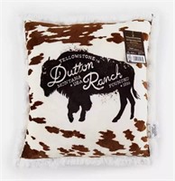 22 x 22  Yellowstone Silk Touch Pillow With Sherpa