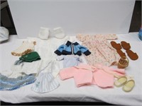 Group of doll clothes & accessories
