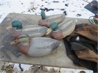 4-styro foam decoys & goose heads