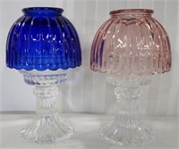 2 Vintage  L. E. Smith Fairy Lamps