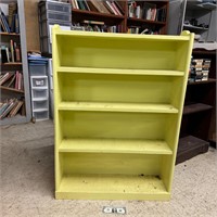 Painted wood bookcase