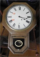 Antique Seth Thomas regulator style wall clock