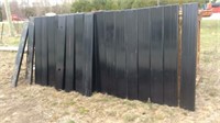 22 Iron Fence Posts 5 Feet Tall, 8" Wide & 2" Deep
