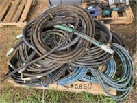 Pallet of Hydraulic Hoses