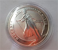 1 oz .999 Silver Coin - Hibernia