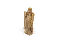 Chinese Soapstone Asian Carved Statue Figurine