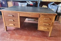 Solid Wood Vintage Desk