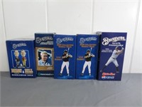 Brewer Bobble Heads All in Boxes A