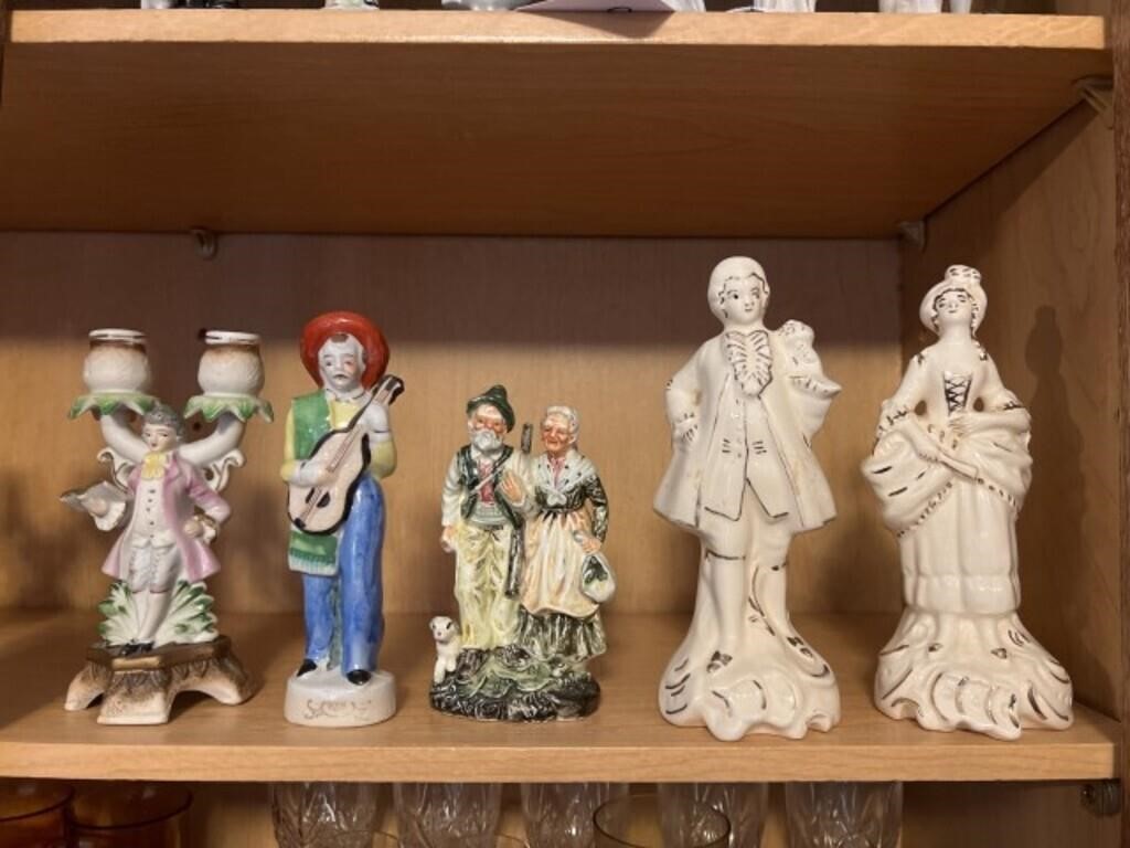 Shelf Lot of Assorted Figurines
