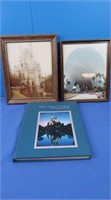 Walt Disney World First Decade Book, 2 Prints- 1