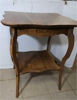 Antique Wooden Table 30.5x24x24"