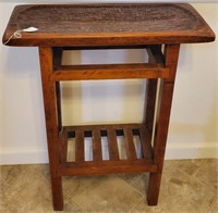 Nice Hand Carved Oak Stand