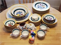 45 Pc. Stangel Pottery Dish Set