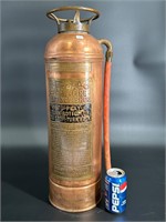 THE BUFFALO FIRE EXTINGUISHER COPPER AND BRASS