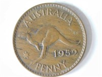 1952 Australia penny
