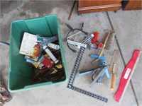 misc tools,caulking & misc items