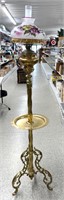 1950's Brass Floor Lamp Stand with Early Edward