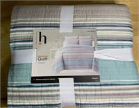 Home Expressions Reagan Stripe Quilt Full/Queen