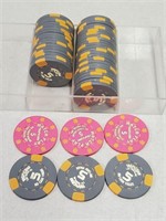 47 Tropicana Casino Chips, 39mm Chips.