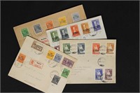 Finland East Karelia WWII Covers 4 different w/ #N
