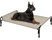 VEEHOO ELEVATED DOG BED, OUTDOOR RAISED DOG COTS