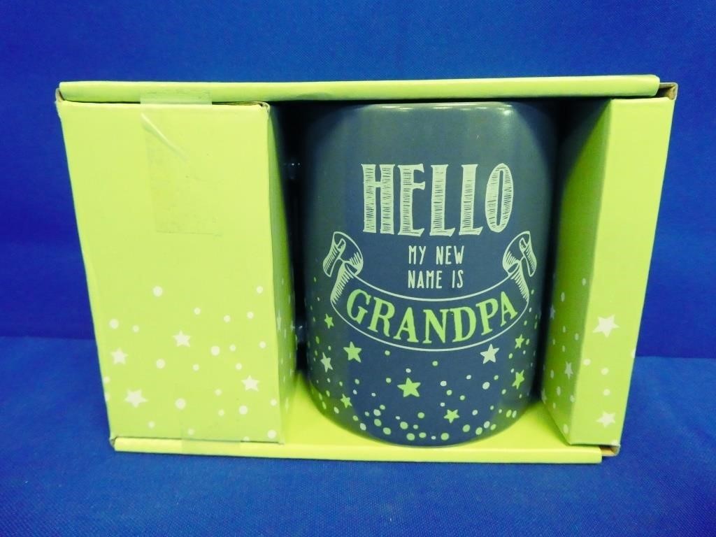Hello My Name Is Grandpa Mug ( New )
