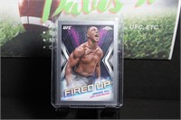 2024 Topps Chrome UFC Fired Up Jamahal Hill #FDP17