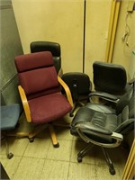 7 Chairs in Breaker Room