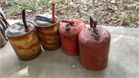 (4) Fuel cans