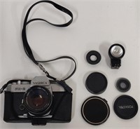 Yashica Fx-2 Camera & Attachments