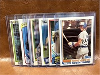 Excellent Selection of Robin Yount Cards