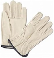 12 Pair X Large Leather Work Gloves. Ideal Hand Pr