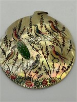 Nassim's Iran Painted Shell Pendant