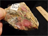 Rodocrosite within pyrite stone - Gem Quality -